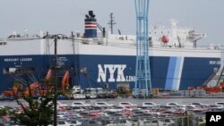 日本对外出口面临更多挑战。（美联社）