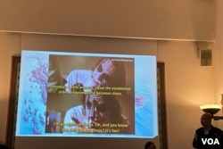 英国伦敦大学亚非学院举行《中英联合声明》40周年研讨会上,约翰霍普金斯大学社会学系政治经济学教授孔诰烽指,中国并不志在建设另类的世界秩序,而是要破坏现有世界秩序从而增加自身的影响力的行径为“小丑主义”(Jokerism)。(摄影:美国之音/郑乐捷)