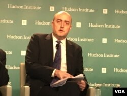 美国德国马歇尔基金会高级研究员杰米·弗莱(美国之音钟辰芳拍摄)