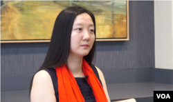 史汀森中心研究员孙云 (美国之音莫非拍摄)