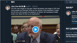 中国外交部发言人赵立坚被推特加警示标注的推文(网络截图)