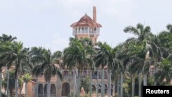 特朗普总统在佛罗里达州棕榈滩的海湖庄园。（资料照片）