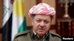 Lãnh đạo người Kurd Massoud Barzani.