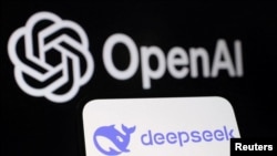资料照片:OpenAI与DeepSeek的标识