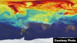 全球暖化图(来源:NASA)