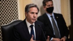 安东尼·布林肯(Antony Blinken)2021年1月19日出席参议院外委会确认听证会,就他被提名为美国国务卿的人事提名接受议员提问。