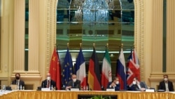 资料照:德、法、英、俄、中国与伊朗在奥地利维也纳大酒店举行有关伊朗核协议的会谈。(2021年5月1日)