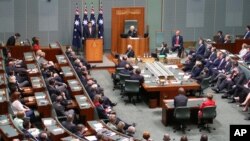 中国主席习近平在澳大利亚的联邦议会演讲(2014年11月17日)