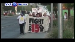 Dân Mỹ biểu tình đòi tăng lương tối thiểu (VOA60) Dân Mỹ biểu tình đòi tăng lương tối thiểu (VOA60)