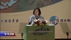 蔡英文:两岸执政党应展开良性对话 蔡英文:两岸执政党应展开良性对话