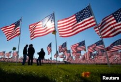 越南老兵在2013年退伍军人节