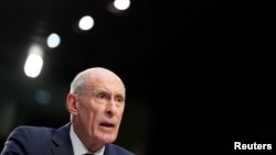 美国家情报总监科茨在参议院情报委员会全球威胁年度听证会上作证。2019年1月29日