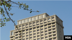 外媒称四中全会在京西宾馆秘密举行。(美国之音东方拍摄)