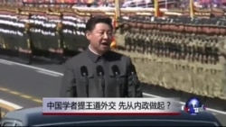 焦点对话:中国学者提王道外交,先从内政做起? 焦点对话:中国学者提王道外交,先从内政做起?