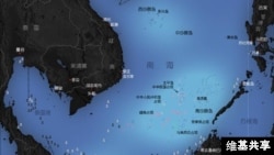 南海诸岛分布图(维基共享)