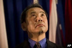 日本作家村上春树(资料照片)