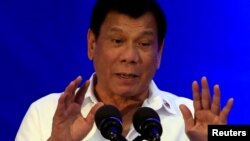 Tổng thống Philippines Rodrigo Duterte.