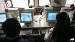 中国北京一个网吧(资料照)