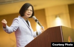 民进党总统候选人蔡英文(图片来自蔡英文脸书)