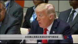 白宫确认美国正在退出巴黎气候协定 白宫确认美国正在退出巴黎气候协定