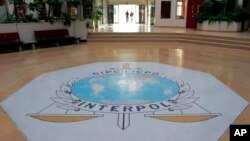 Tiền sảnh trụ sở Interpol tại Lyon, miền trung nước Pháp (ảnh chụp ngày 16/10/2007)