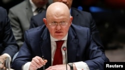 俄罗斯驻联合国大使涅边贾提出召开安理会紧急会议(路透社)