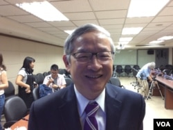 台湾国家政策基金会国家安全组召集人、前国民党立委林郁方(美国之音记者申华 报道)