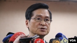 台湾国防部长严德发(资料照片)