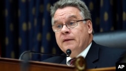 资料照:美国国会众议员、国会及行政当局中国委员会(CECC)主席克里斯·史密斯(Chris Smith)