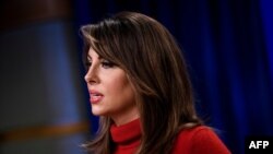 资料照:美国国务院发言人奥特加斯