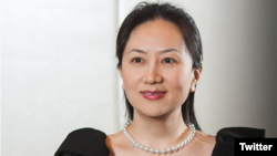 华为首席财务官孟晚舟(华为推特)