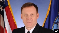 美国国家安全局(NSA)局长兼网络司令部司令迈克尔•罗杰斯海军上将(资料照)