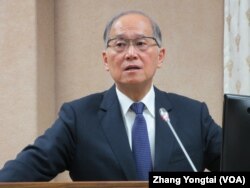 台湾外长李大维(美国之音张永泰拍摄)