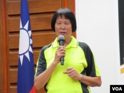 台湾前奥运选手纪政(美国之音张永泰拍摄)