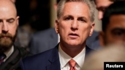 资料照片:众议院议长麦卡锡。