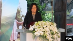 台湾总统蔡英文出席纪念228事件的活动(美国之音张永泰拍摄)