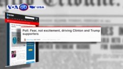 Nỗi lo âu chi phối người ủng hộ trong cuộc bầu cử 2016 (VOA60) Nỗi lo âu chi phối người ủng hộ trong cuộc bầu cử 2016 (VOA60)