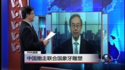 VOA连线:中国撤走联合国象牙雕塑 VOA连线:中国撤走联合国象牙雕塑