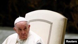 罗马天主教宗方济各在梵蒂冈 （2021年9月1日）