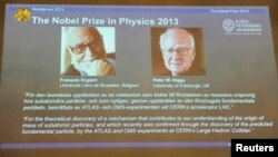Giải Nobel Vật lý 2013 được trao cho hai khoa học gia Francois Englert và Peter Higgs.