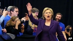 前国务卿希拉里·克林顿(资料照片)