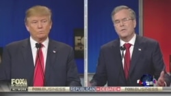 共和党参选人第六场辩论交锋激烈 共和党参选人第六场辩论交锋激烈