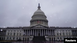 美国国会大厦。(2021年2月11日)
