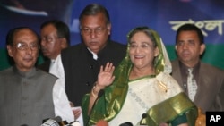 孟加拉国前总理哈西娜下台后逃往印度,一些美国国会议员呼吁美国政府针对哈西娜手下那些残酷镇压示威运动的官员实施制裁。(资料照:2008年12月31日)