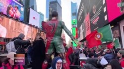 Cristiano Ronaldo ganha estátua em Nova Iorque