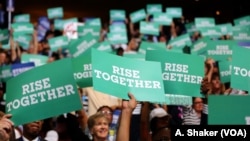 在费城参加民主党全国代表大会的民主党人。