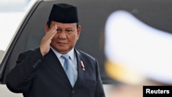 Presiden Prabowo Subianto saat menghadiri Pidato Kenegaraan tahunan di gedung DPR, menjelang Hari Kemerdekaan Indonesia, di Jakarta, 16 Agustus 2024. (Foto: Ajeng Dinar Ulfiana/REUTERS)