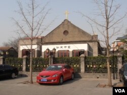 北京冈瓦市教堂(美国之音申华拍摄)