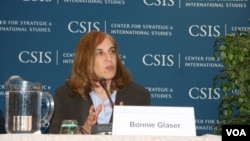 战略与国际研究中心资深研究员葛来仪 (美国之音钟辰芳拍摄)