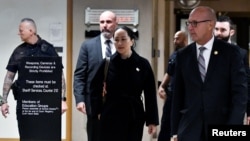 华为首席财务官孟晚舟1月23日在加拿大温哥华最高法院 出席引渡听证。